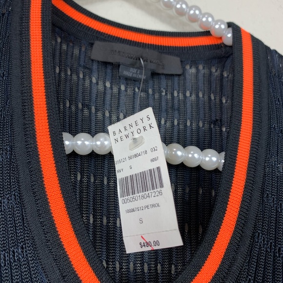 Alexander Wang Petrol navy Ribb Knit Tank dress S - Picture 4 of 7